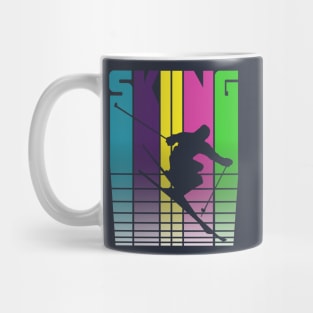 90’s Skiing Design Mug